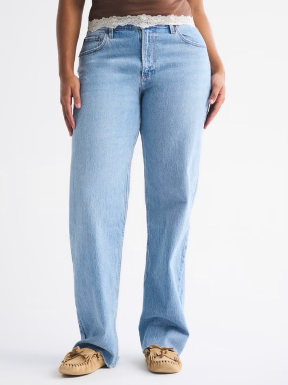 Abercrombie Baggy Low Rise Jeans